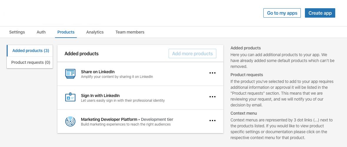 linkedin-dev-products