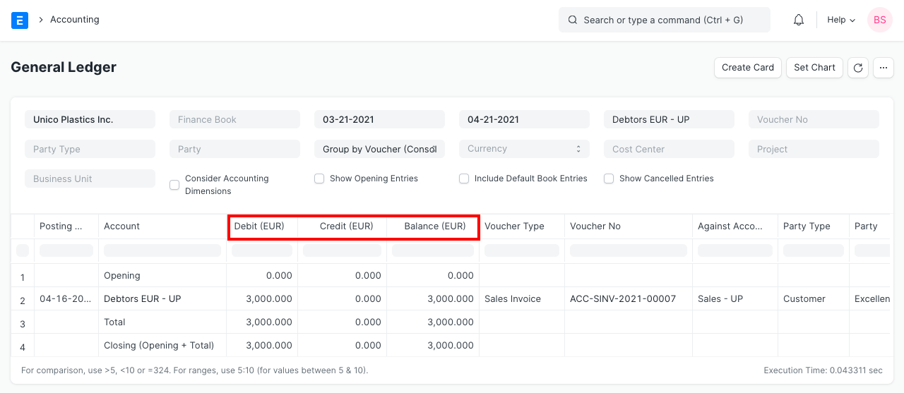 Multi-currency in General Ledger